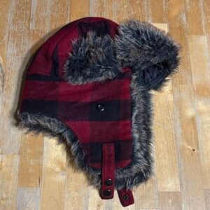 Hudson North plaid trapper hat